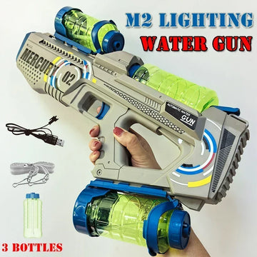 M2 Lighting – Pistolet à Eau Automatique Haute Capacité avec Sons et Lumières