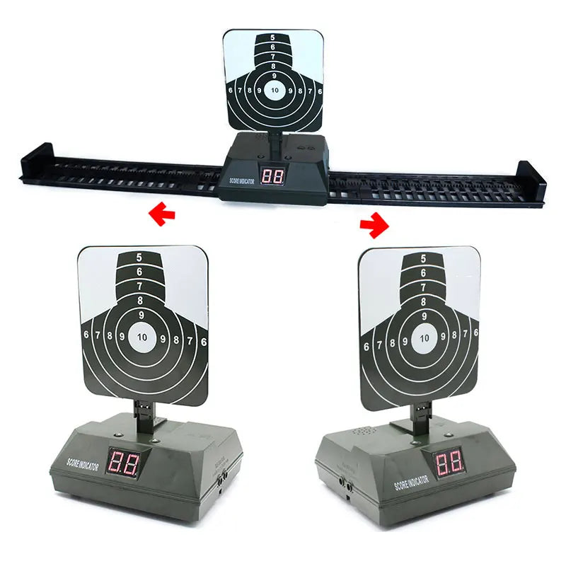 Cible Électronique WSGS00 à Réinitialisation – Pour Pistolet à Gel & Jeux de Tir en Extérieur