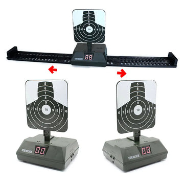 Cible Électronique WSGS00 à Réinitialisation – Pour Pistolet à Gel & Jeux de Tir en Extérieur