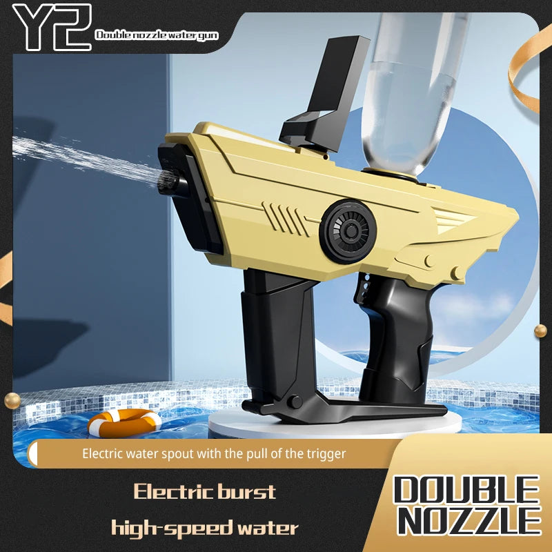 Y2 Double Nozzle – Pistolet à Eau Électrique à Double Jet Haute Vitesse